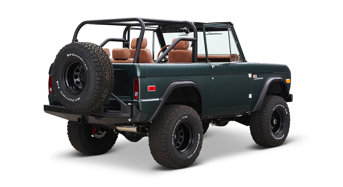 Classic Ford Bronco rear passenger-side view