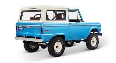 Classic Ford Bronco rear passenger-side view