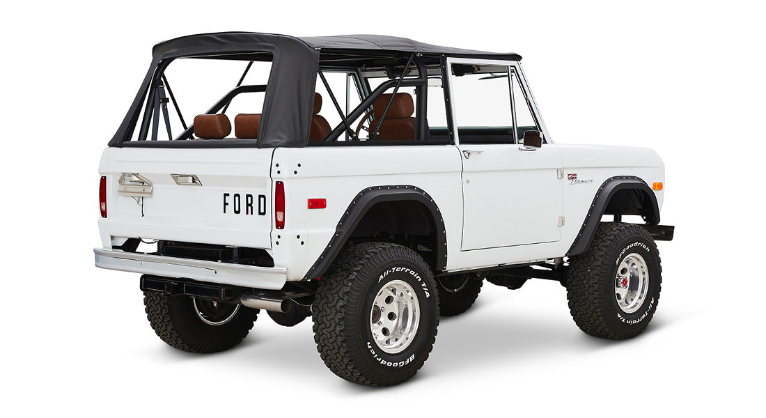 Classic Ford Bronco rear passenger-side view