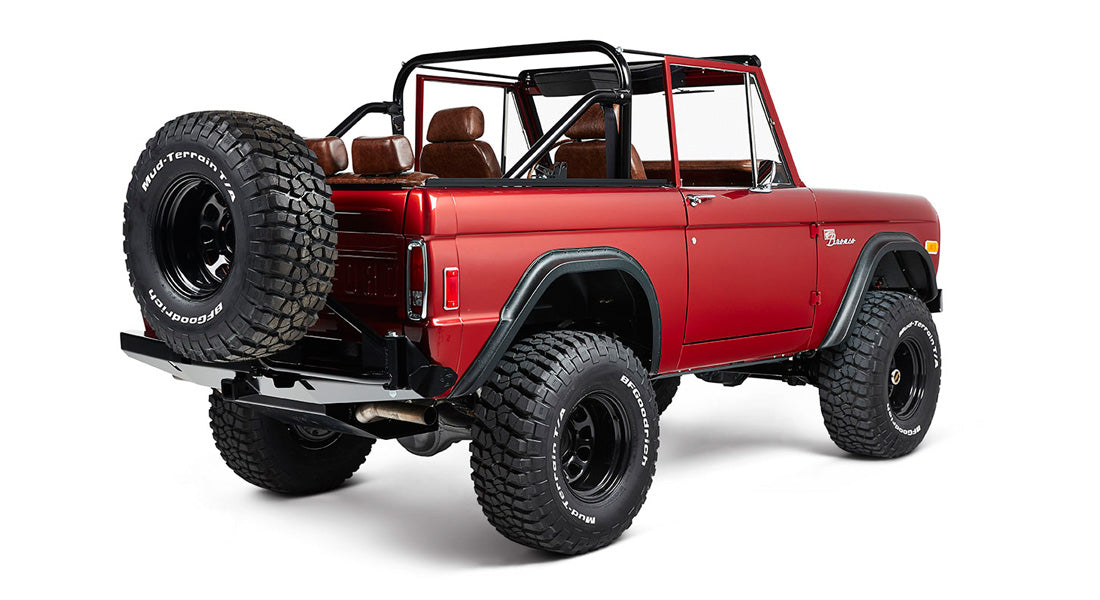 Classic Ford Bronco rear passenger-side view