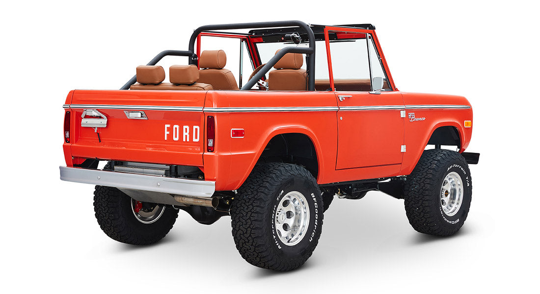 Classic Ford Bronco rear passenger-side view