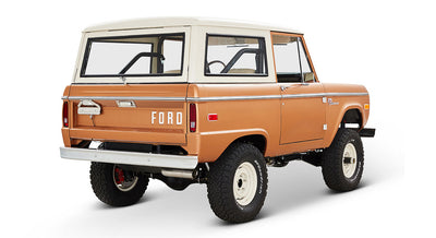 Classic Ford Bronco rear passenger-side view