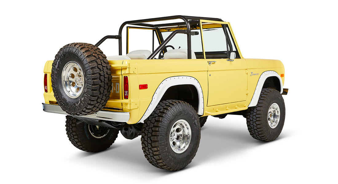 Classic Ford Bronco rear passenger-side view