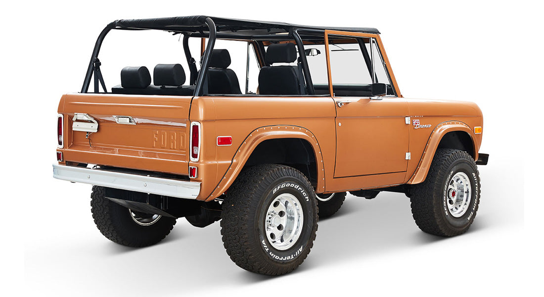 Classic Ford Bronco rear passenger-side view