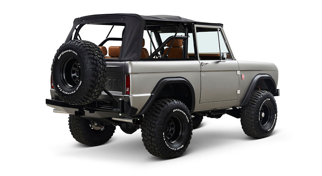 Classic Ford Bronco rear passenger-side view