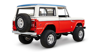 Classic Ford Bronco rear passenger-side view