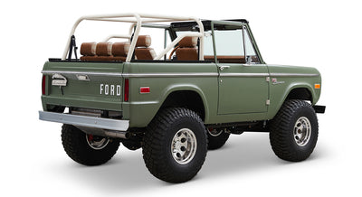 Classic Ford Bronco rear passenger-side view