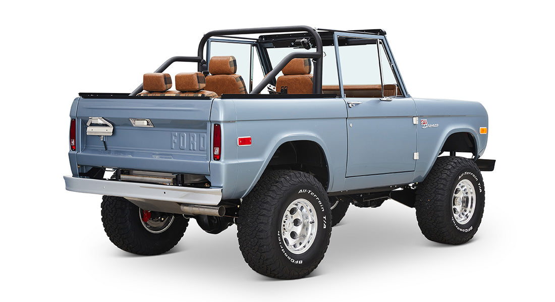 Classic Ford Bronco rear passenger-side view