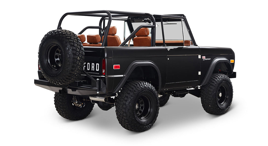 Classic Ford Bronco rear passenger-side view