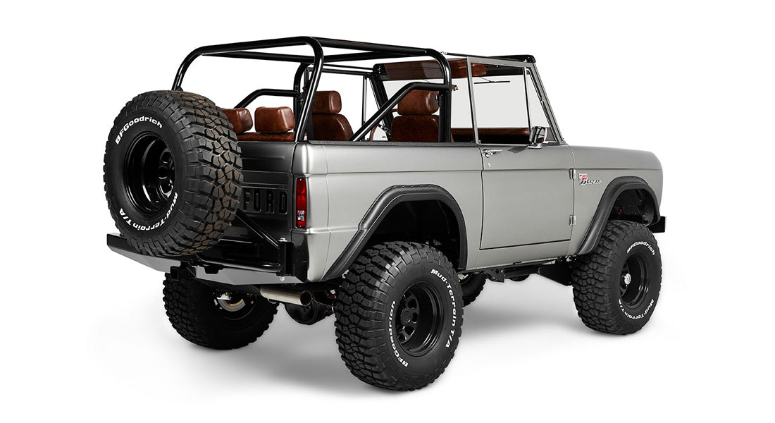 Classic Ford Bronco rear passenger-side view