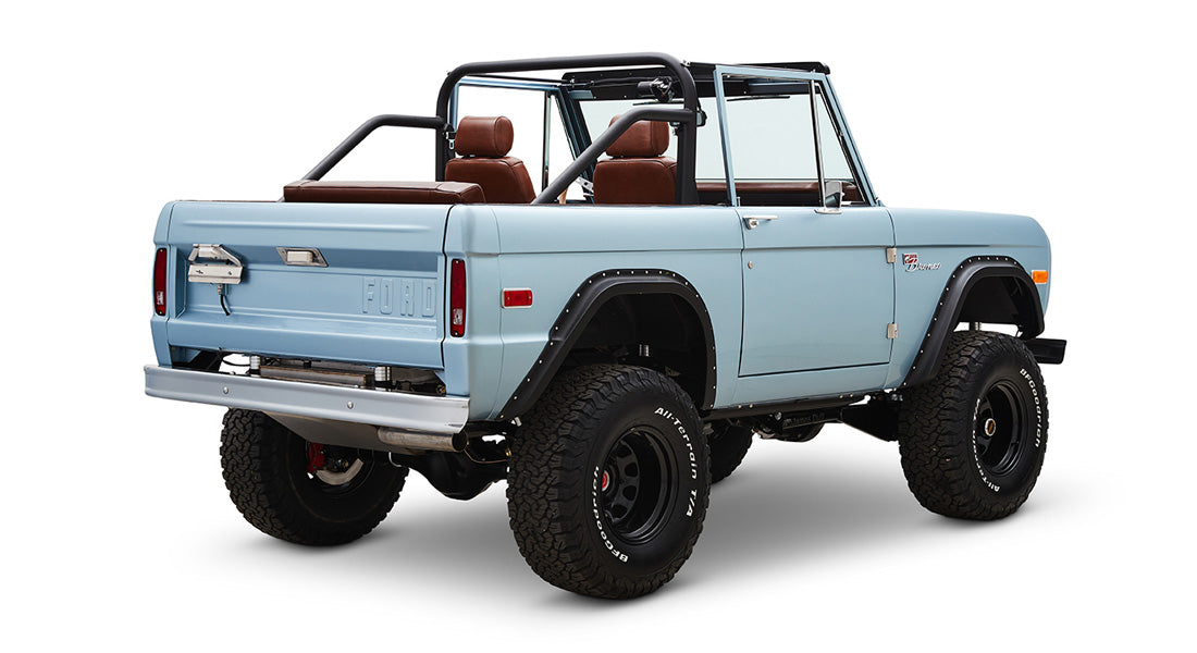 Classic Ford Bronco rear passenger-side view