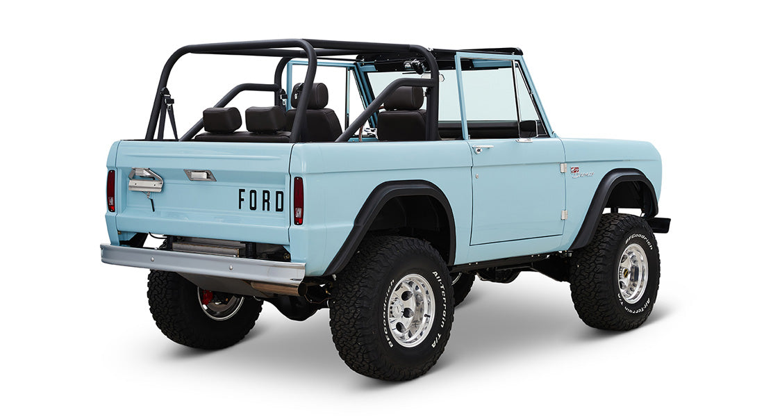 Classic Ford Bronco rear passenger-side view