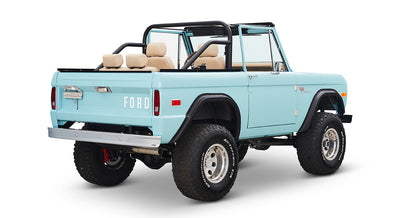Classic Ford Bronco rear passenger-side view