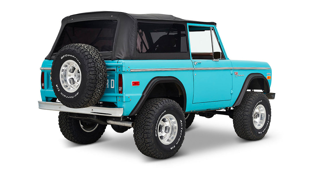 Classic Ford Bronco rear passenger-side view