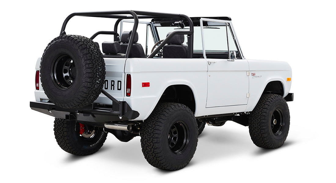 Classic Ford Bronco rear passenger-side view