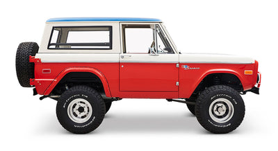 Classic Ford Bronco side profile