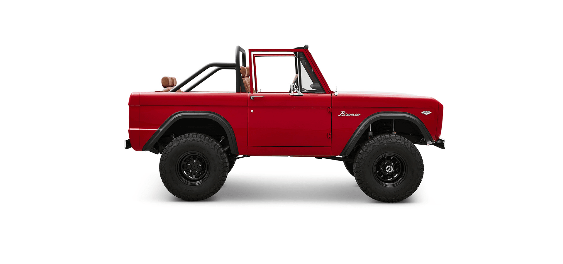 Classic Ford Bronco side profile