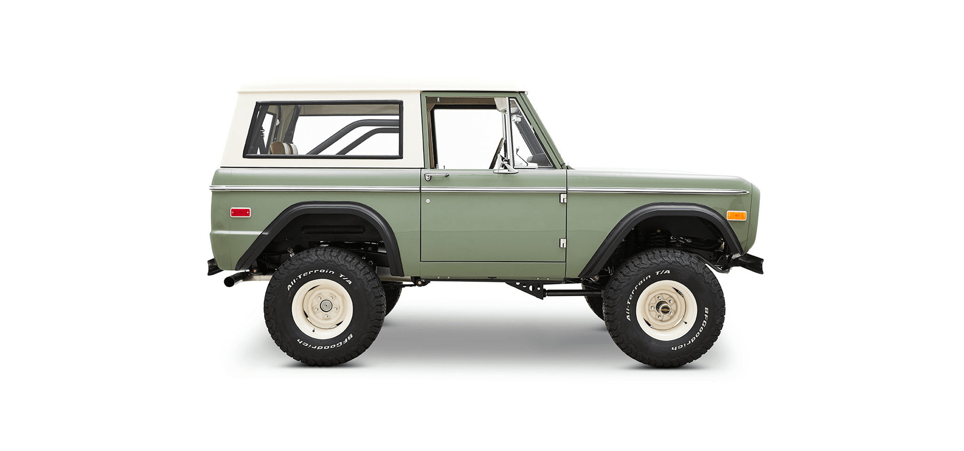 Classic Ford Bronco side profile