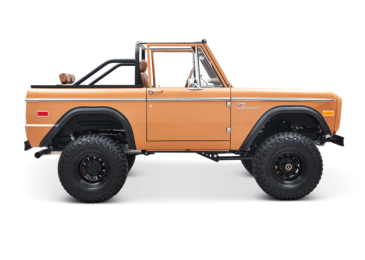 Classic Ford Bronco side profile