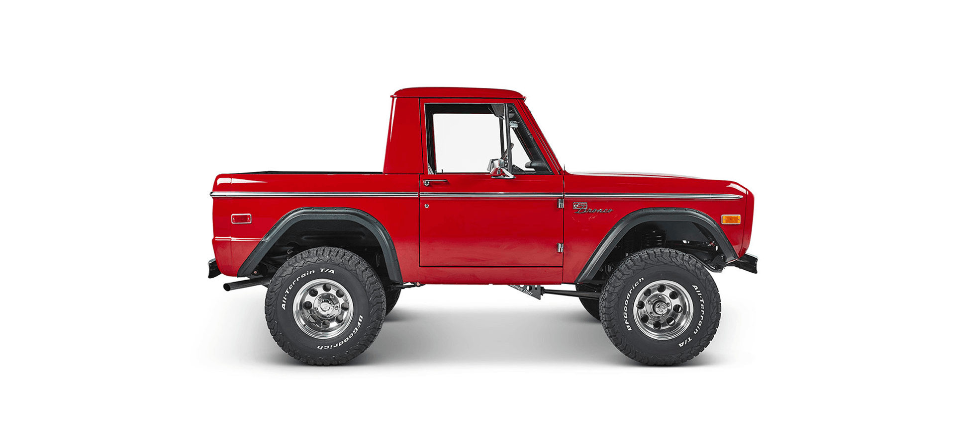 Classic Ford Bronco side profile