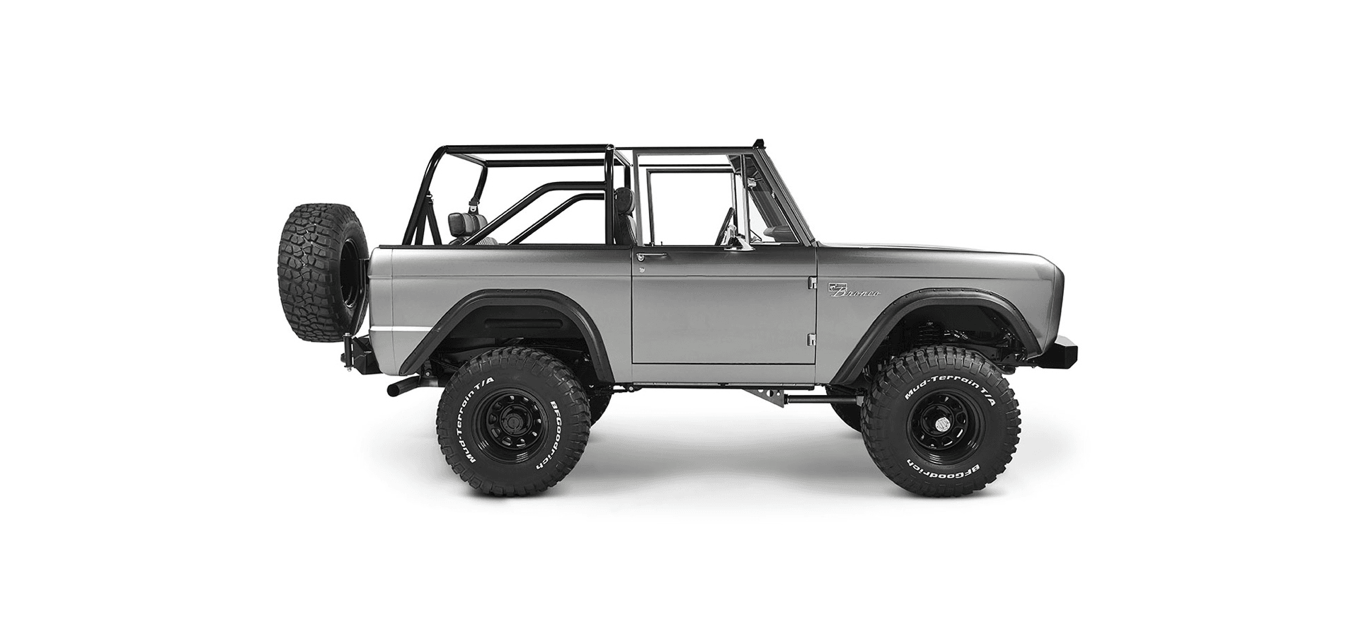 Classic Ford Bronco side profile