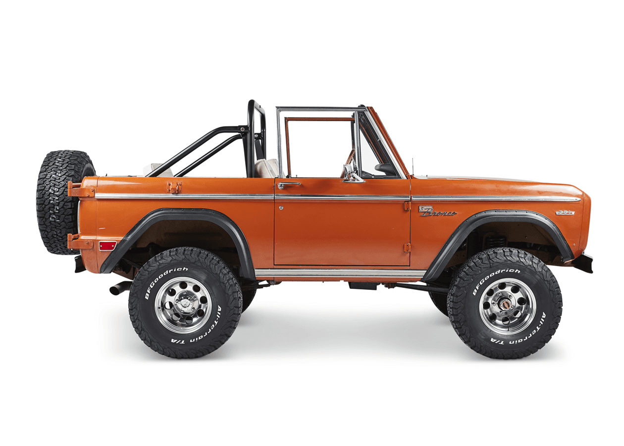 Classic Ford Bronco side profile