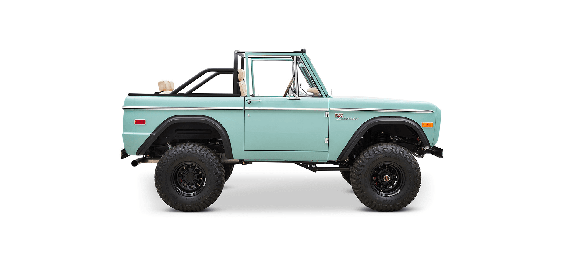 Classic Ford Bronco side profile