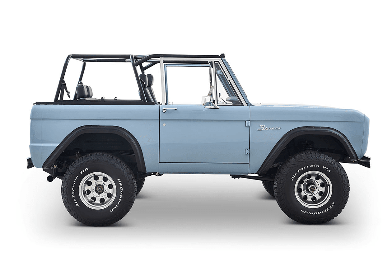 Classic Ford Bronco side profile