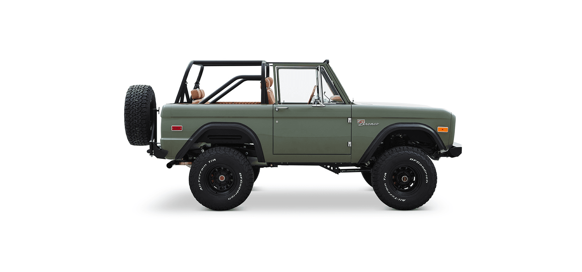 Classic Ford Bronco side profile