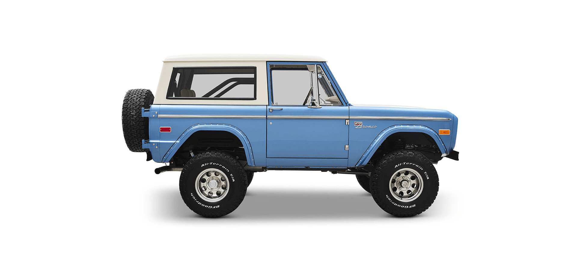 Classic Ford Bronco side profile