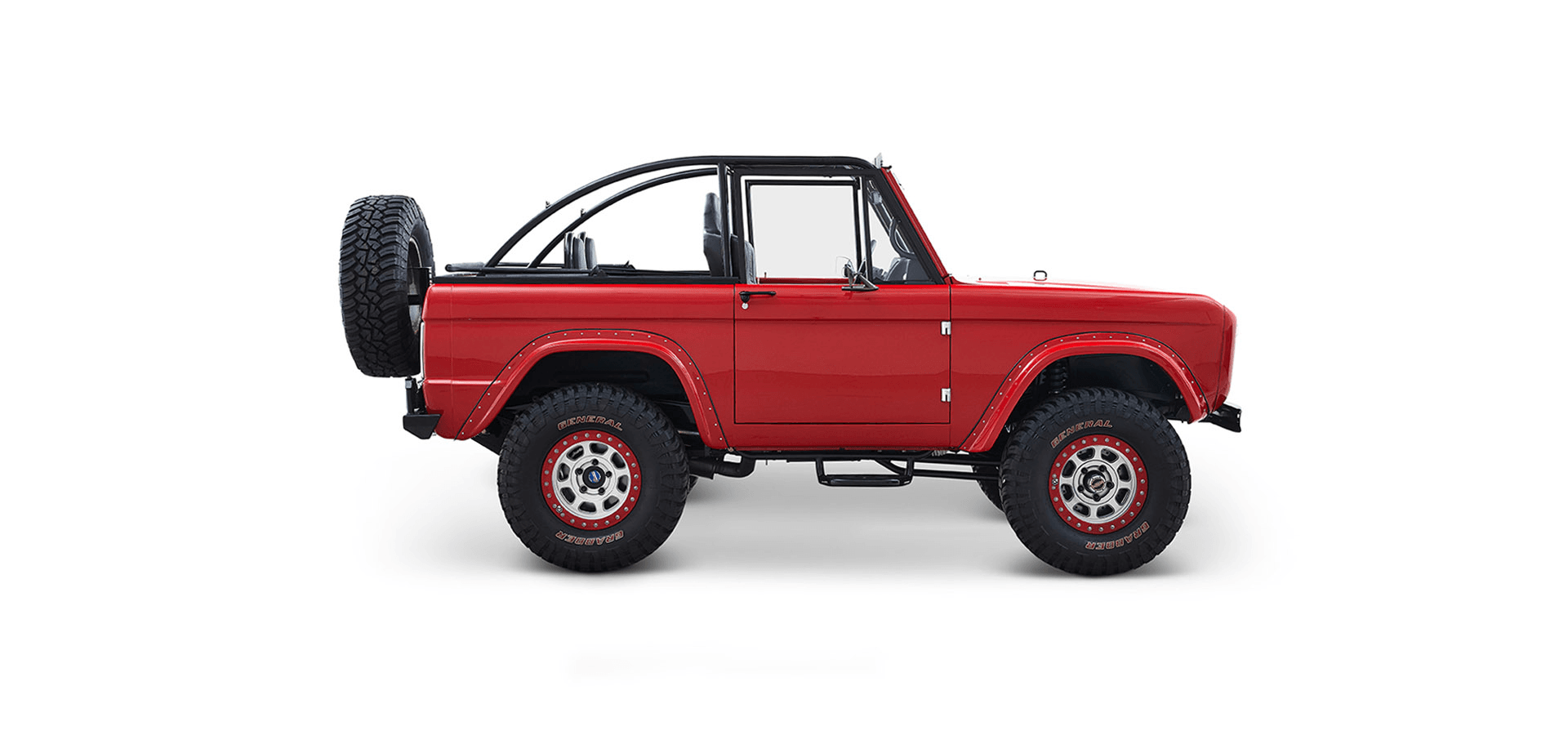 Classic Ford Bronco side profile