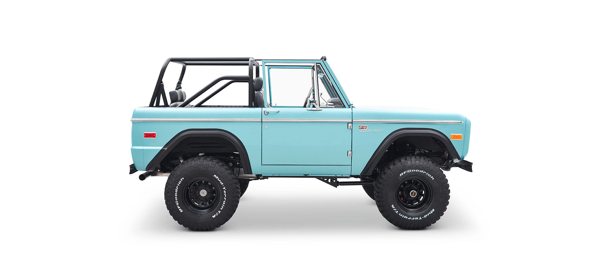 Classic Ford Bronco side profile