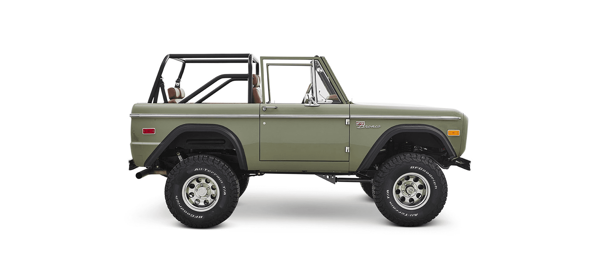 Classic Ford Bronco side profile