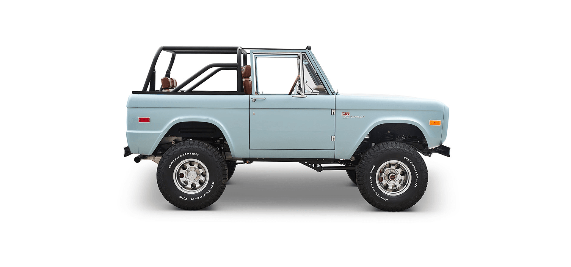 Classic Ford Bronco side profile