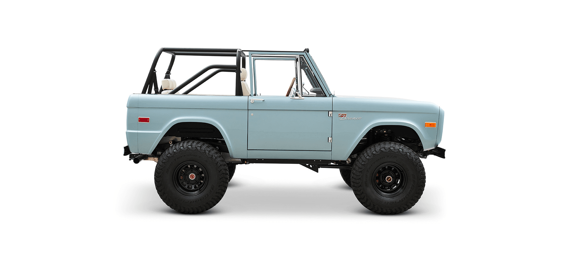 Classic Ford Bronco side profile