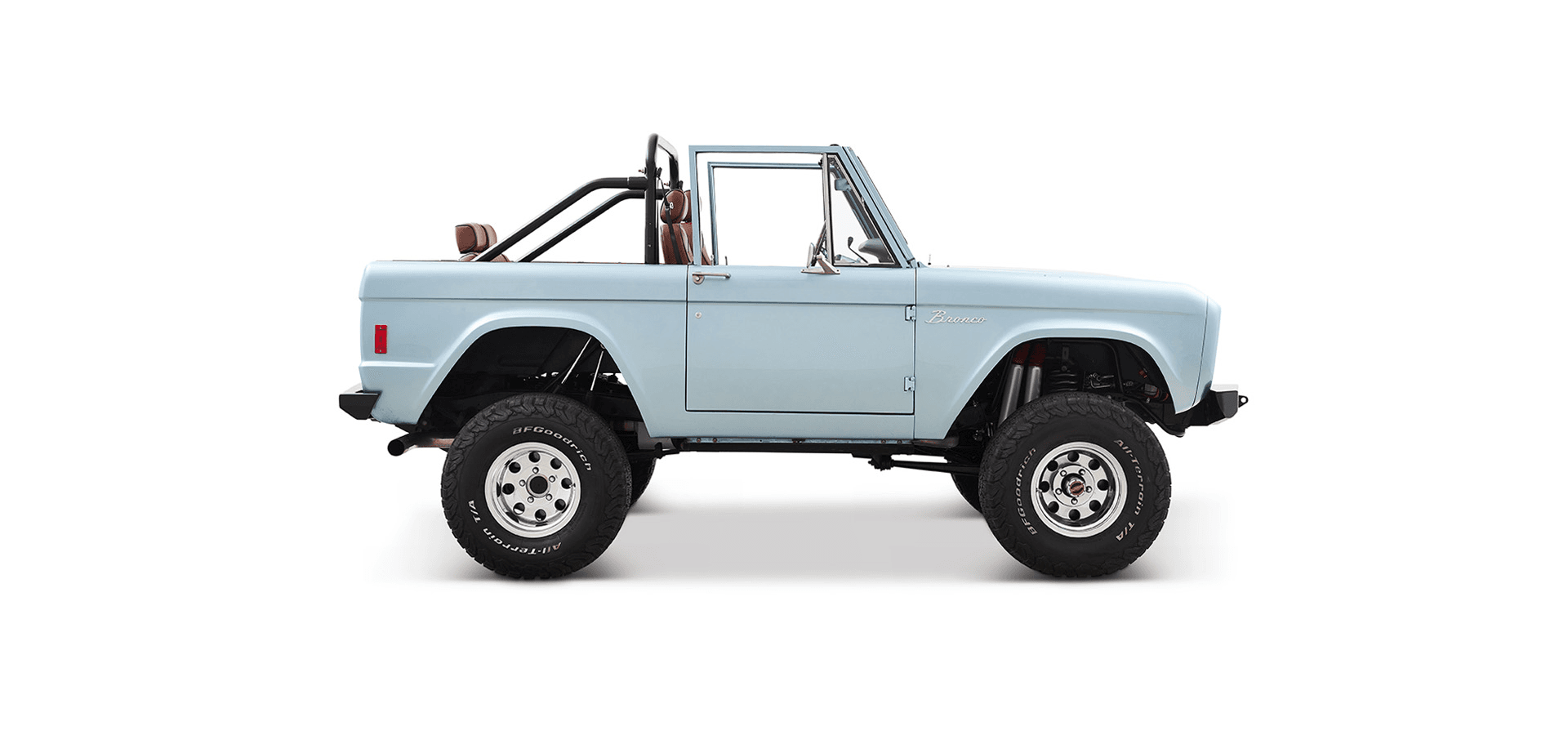 Classic Ford Bronco side profile