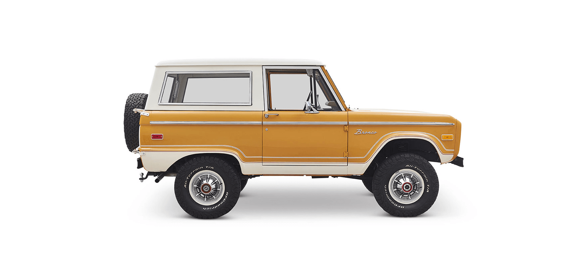 Classic Ford Bronco side profile