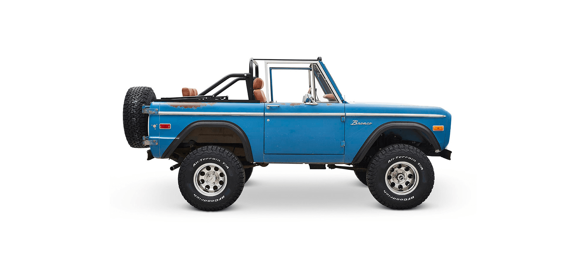 Classic Ford Bronco side profile