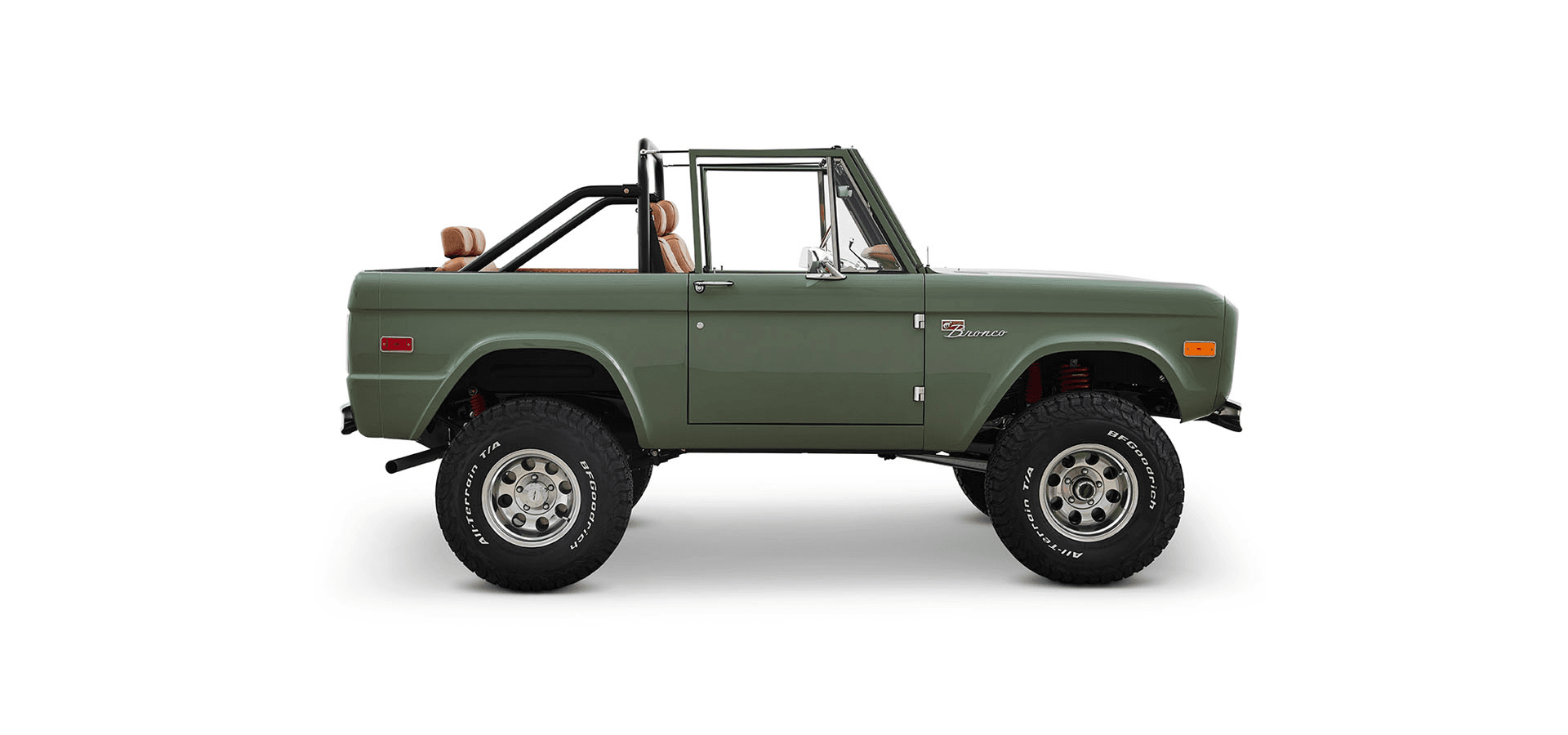 Classic Ford Bronco side profile