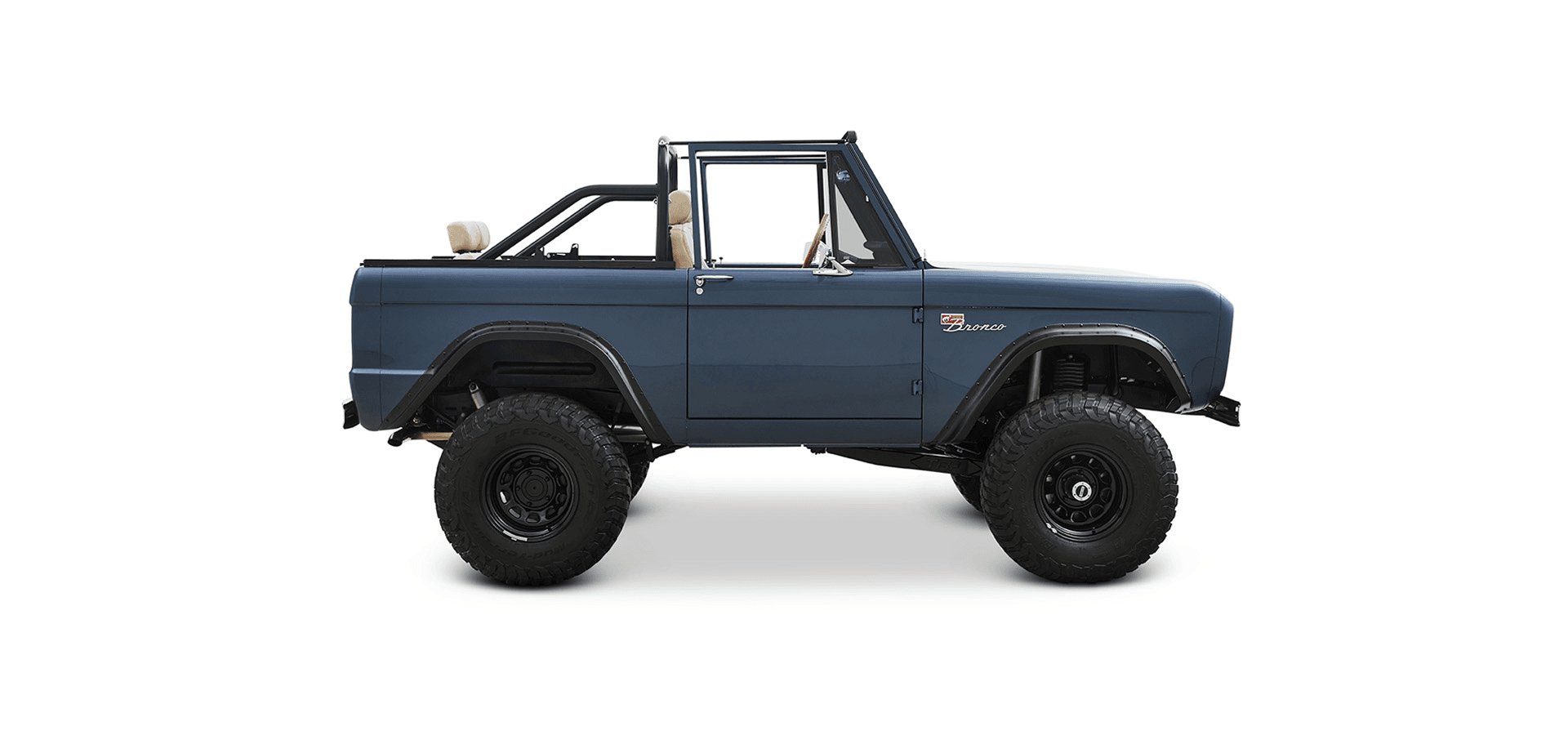 Classic Ford Bronco side profile