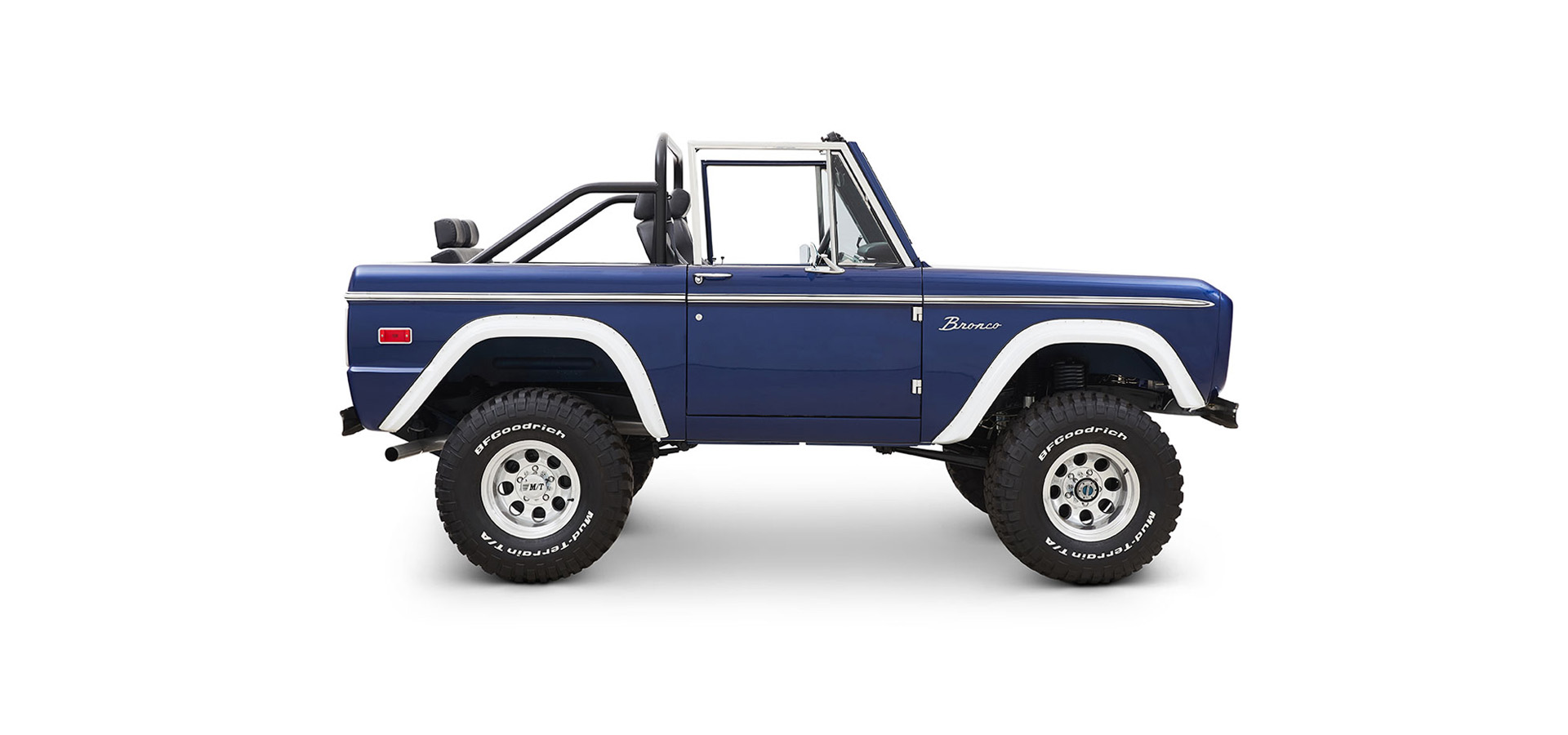 Classic Ford Bronco side profile