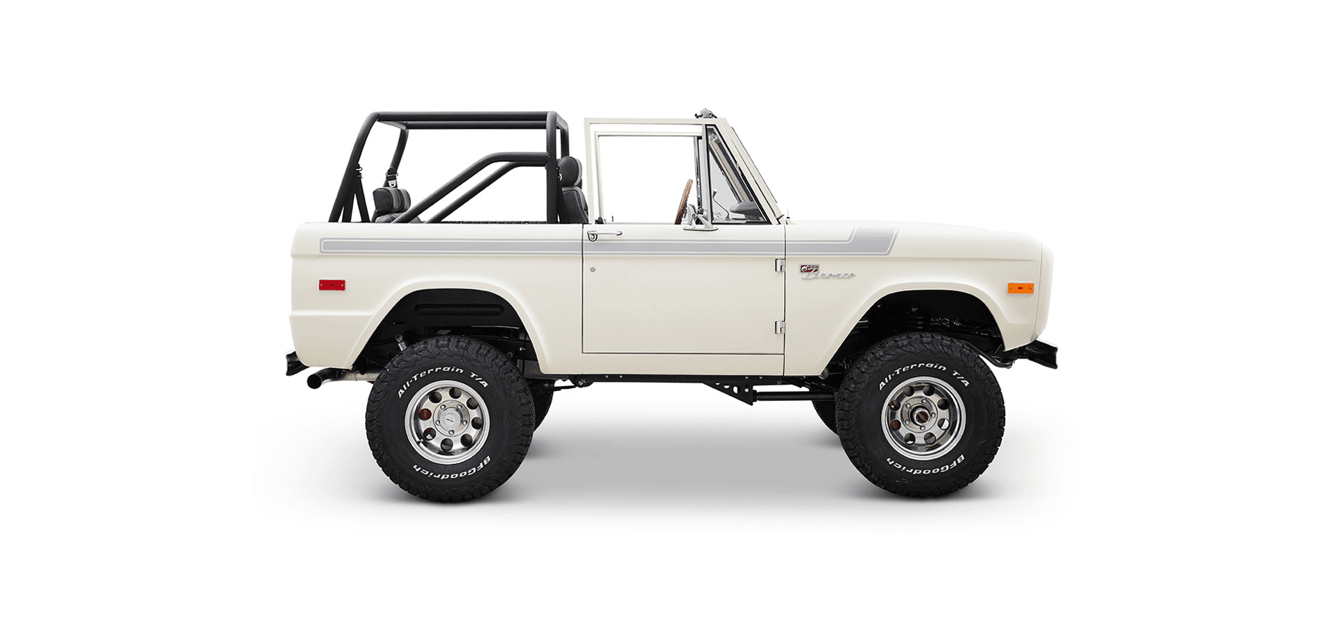 Classic Ford Bronco side profile