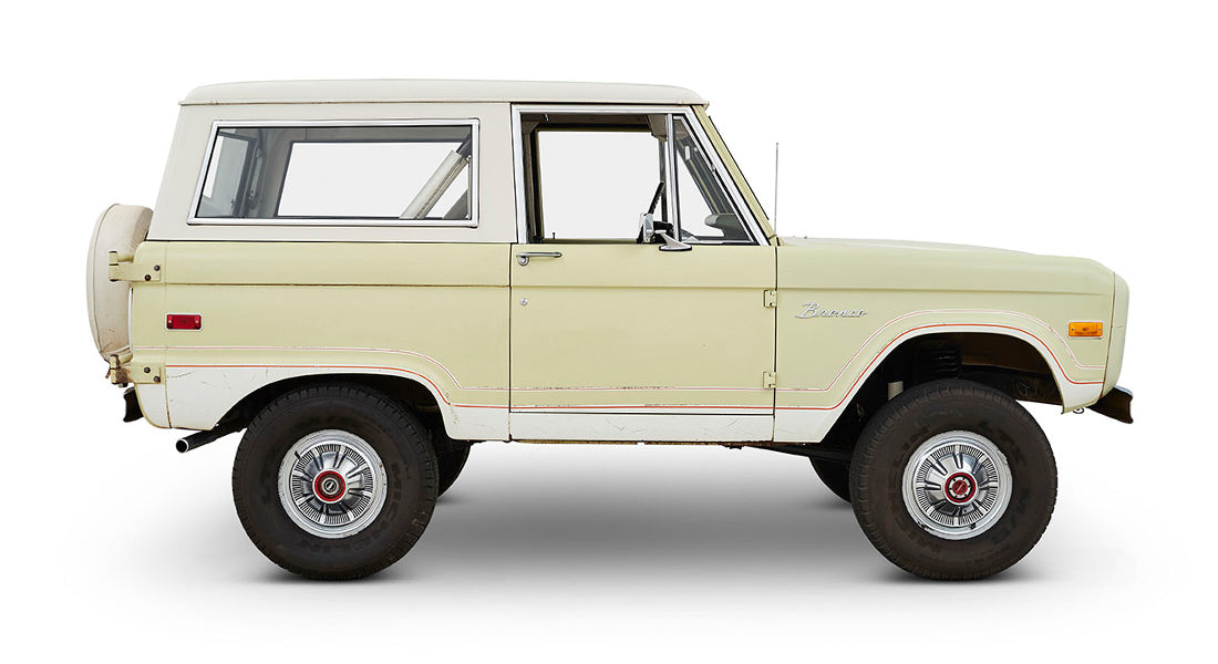 Classic Ford Bronco side profile