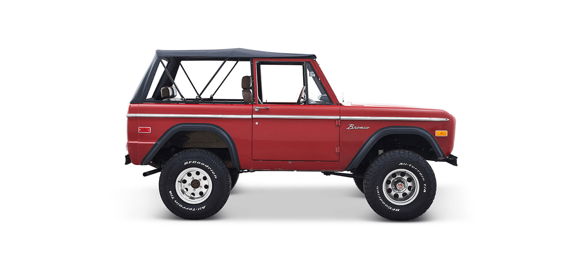 Classic Ford Bronco side profile