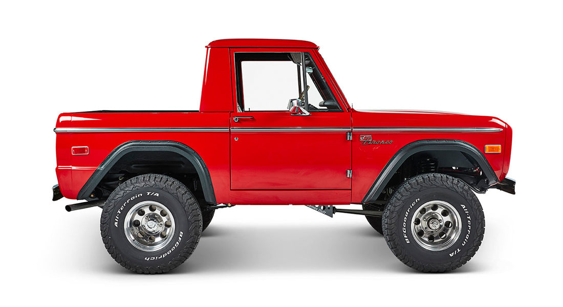 Classic Ford Bronco side profile