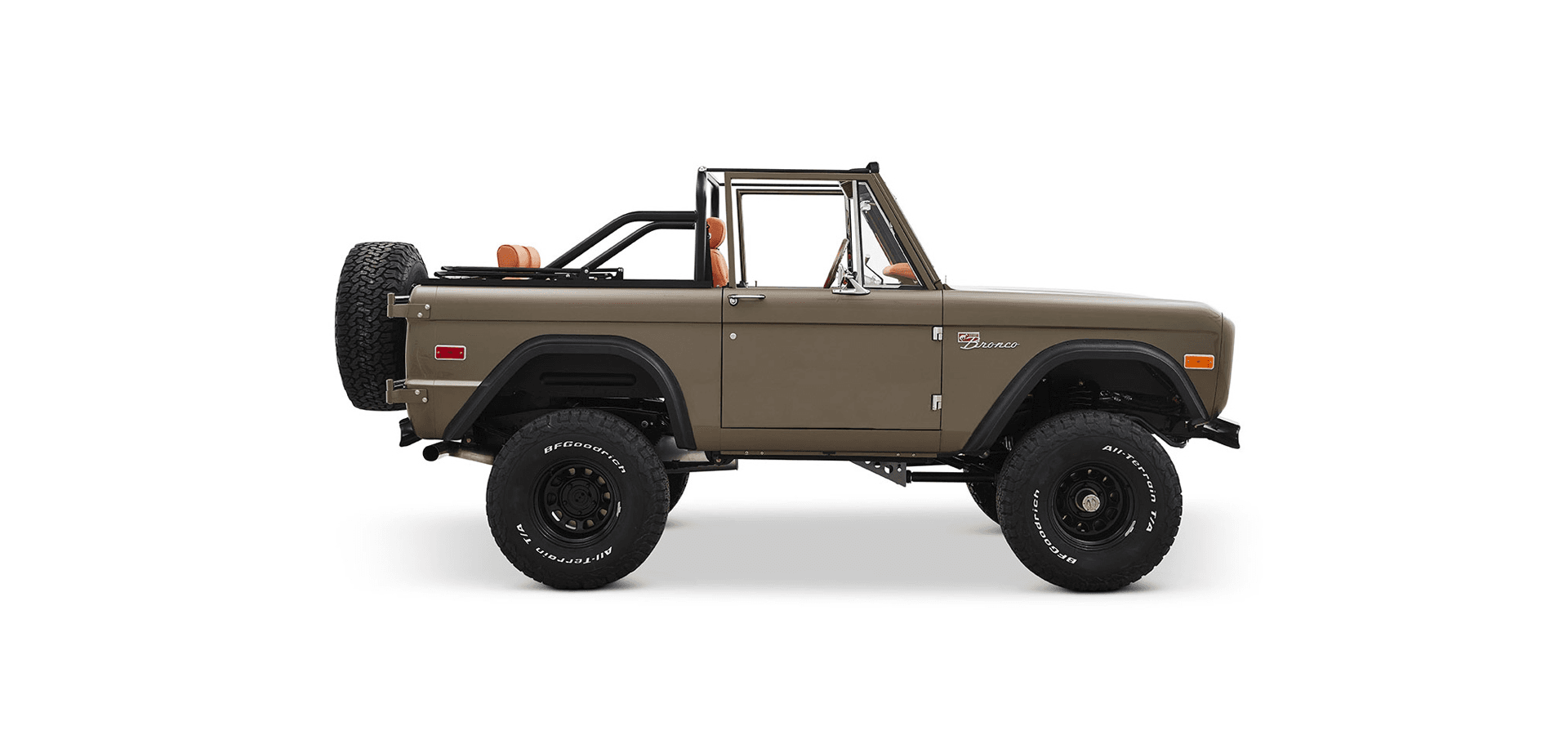 Classic Ford Bronco side profile