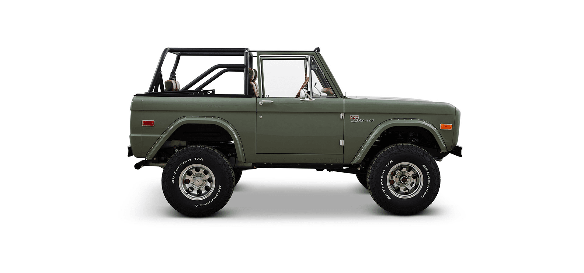 Classic Ford Bronco side profile