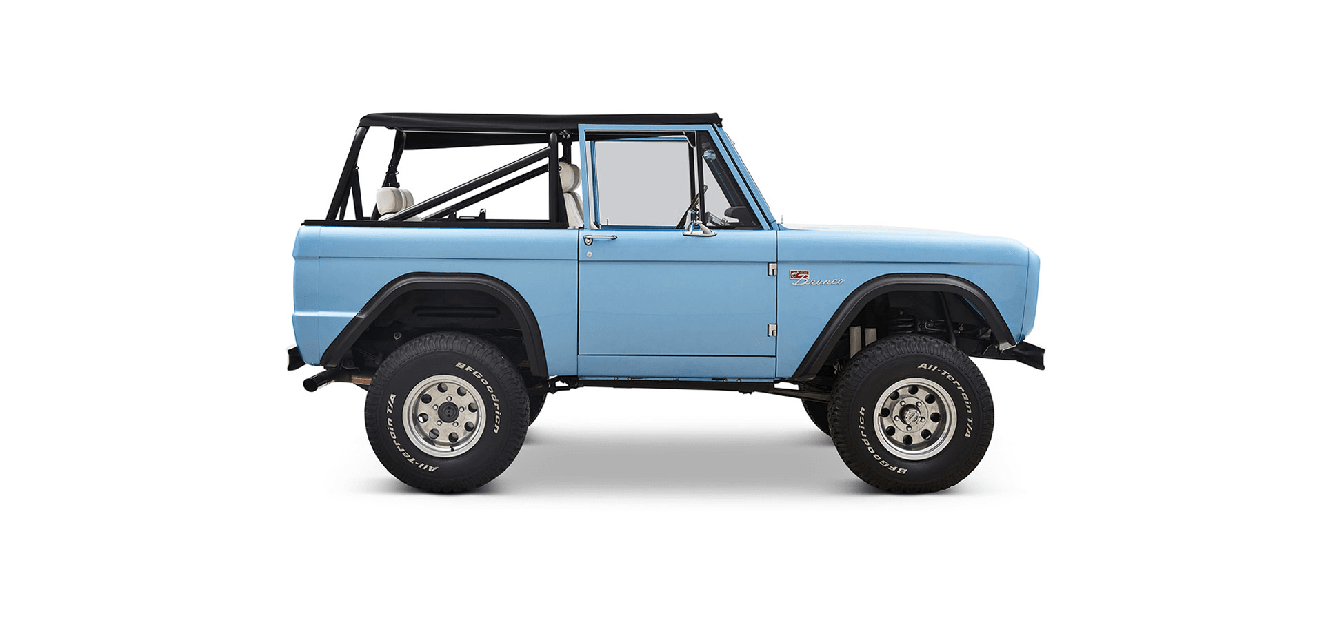 Classic Ford Bronco side profile