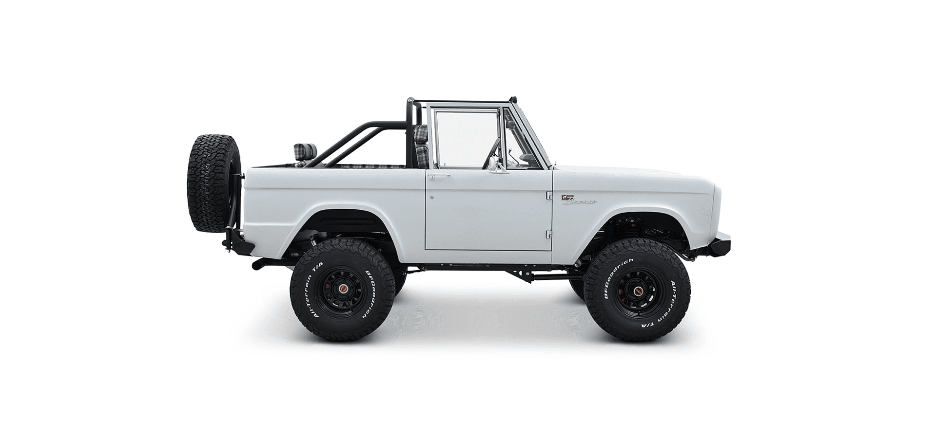 Classic Ford Bronco side profile