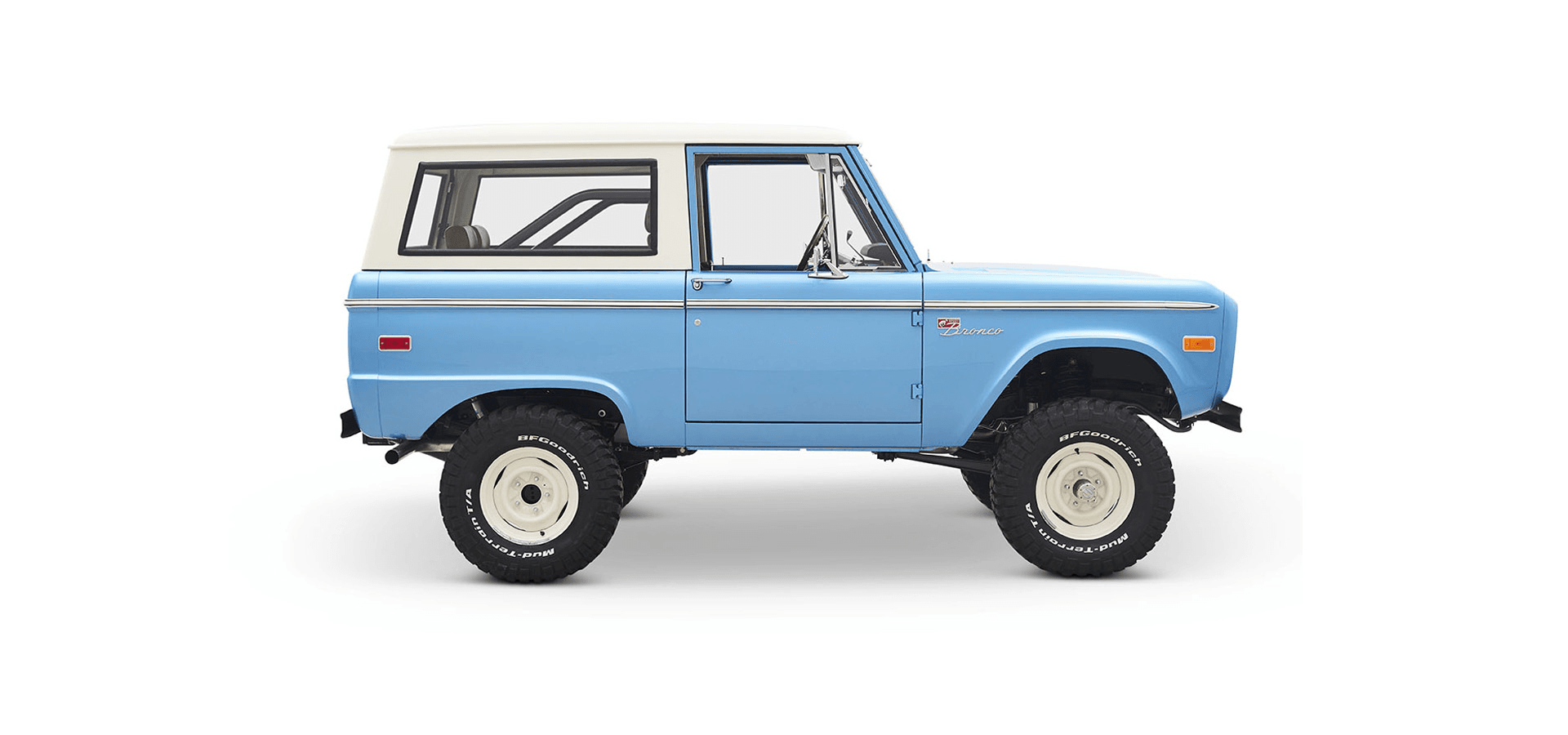 Classic Ford Bronco side profile